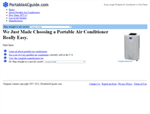 Tablet Screenshot of portableacguide.com